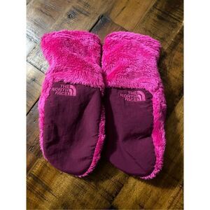 The North Face Girl Pink Denali Thermal Mitt Size Medium